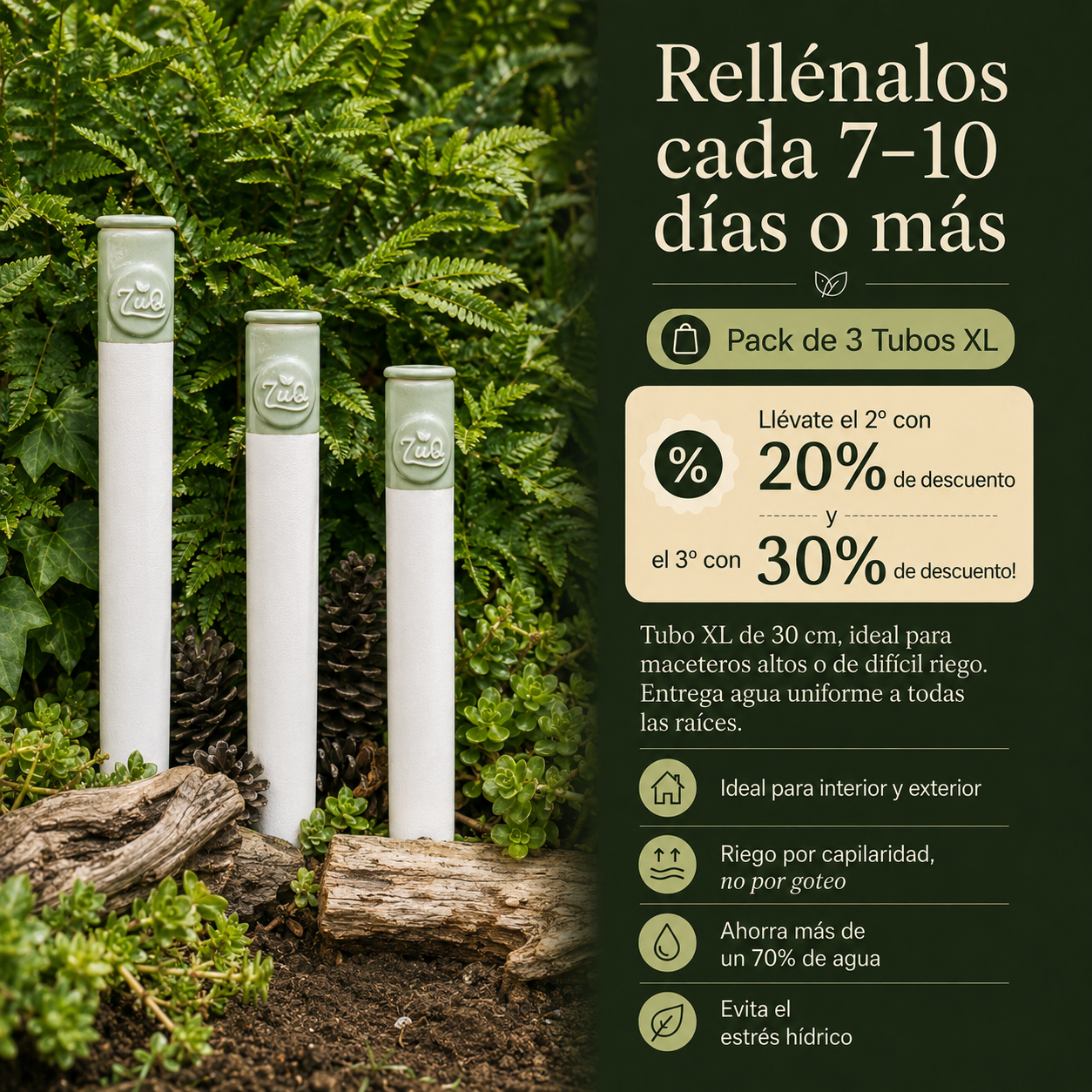 Pack de 3 de TUBO XL 350cc