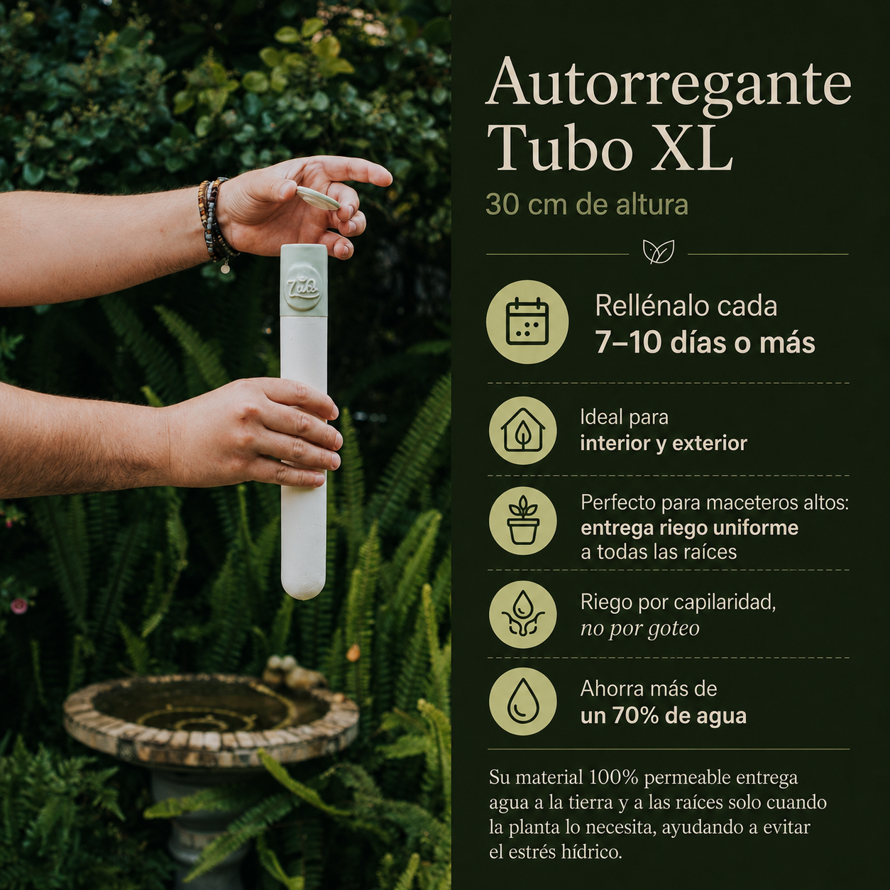 Autorregante TUBO XL 350cc